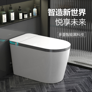惠达语音AI智能马桶全自动翻盖即热一体式电动坐厕 家用虹吸坐便