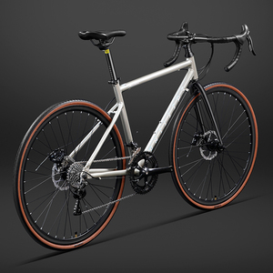 喜德盛铝合金公路车自行车超快轻便成人男女款式平把油碟刹车单车_阿