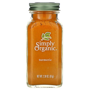 现货美国Simply Organic有机姜黄粉纯黃姜素保健冲饮超模黃金奶
