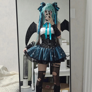 初音未来cos服小浣熊假发鞋子全套二次元大码动漫漫展cosplay女装