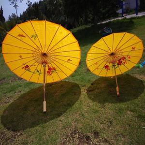 跳伞古风伞包演出道具绸布工艺伞用舞蹈油纸伞儿童傣族道具伞舞伞