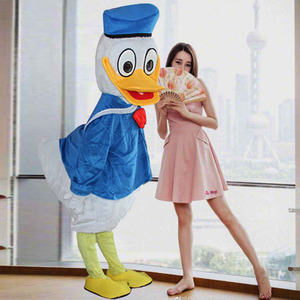 唐老鸭卡通人偶服装黛丝鸭子成人穿行走玩偶服表演道具服动漫衣服