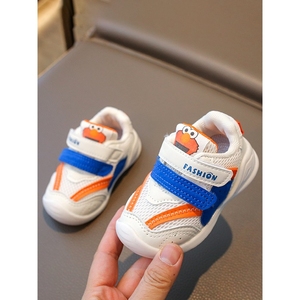 基诺浦春季男宝宝女0一1-3岁半鞋子春款防滑网面运动鞋婴幼儿软底