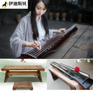 用于摄影桌子新款中国风古装道具古琴黑色古筝复古表演拍照七弦伏