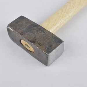 石工锤方锤木柄锤四方锤子铁锤榔头大锤手工锻打原色高碳钢多功能