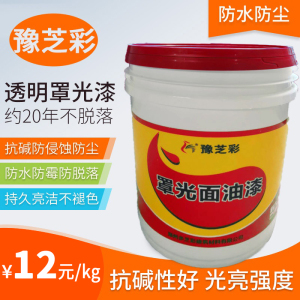 真石漆外墙漆专用罩光剂防尘水性透明墙面保护防水耐污罩面漆面油
