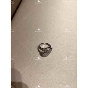 bvlgari宝格丽serpenti seduttori18k白金蛇头钻石开口戒指358081