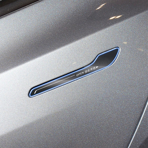 特斯拉model3门把手贴膜modely门碗膜车身保护膜汽车防刮防撞贴膜