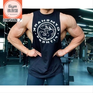 健身背心肌肉鲨鱼