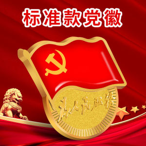 国徽胸章别针党徽标准型为人民服务党徽徽章胸针党徽强力磁铁党徽