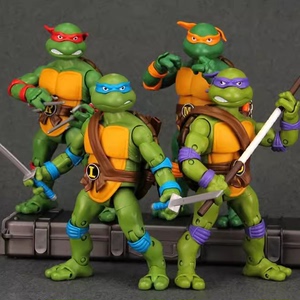 忍者神龟电影版 COS装扮武器套装龟壳眼罩面具哥斯拉儿童模型玩具