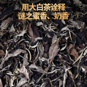 云南大叶种月光白茶2023年景谷秧塔白茶散茶200克/箱花蜜香白茶叶