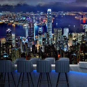 00优贝时尚家居淘宝3d仿水泥灰色墙纸高级感工业风装修公司直播背景