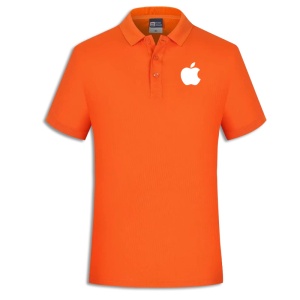 衫适用于苹果标志apple纯棉专卖店工服营销活动服定制衣服25人付款49