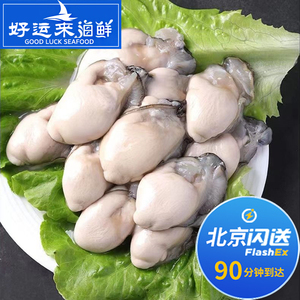 北京闪送 冷冻生蚝肉 2斤/袋 现剥生蚝牡蛎肉 纯肉 速冻海鲜水产