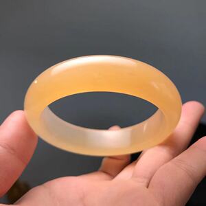 新疆金丝玉宝石光正装镯泥鳅背细圆条手镯直播原产地彩玉优质推荐