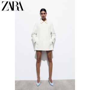 ZARA24春季新品 女装 纹理大衣外套 2661647 251