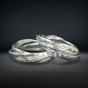 泰国佛牌正品 五条经文戒指 纯银戒指