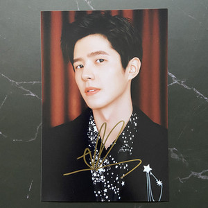 刘昊然亲笔签名照片官方媒体保真写真无仿无印刷粉丝后援会礼物