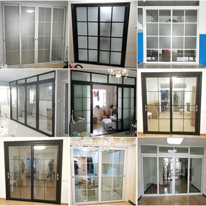 北京窄边铝镁钛合金推拉门客厅厨房阳台卫生间玻璃隔断透明定制做