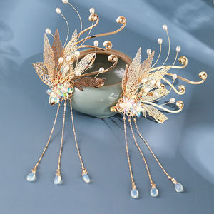 汉服发饰儿童流苏古风配饰步摇古风超仙百搭古装发簪仙气公主发夹