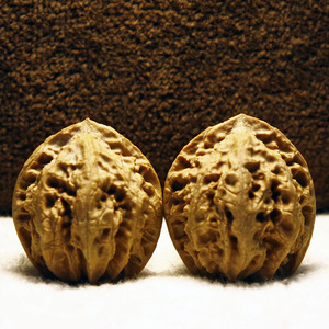 东北野生精品密纹水龙纹绣球圆灯笼秋子楸子文玩核桃珍品收藏