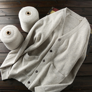 重磅稀有 羊毛+耗牛绒 意大利订单高端男士秋冬针织开衫毛衣外套
