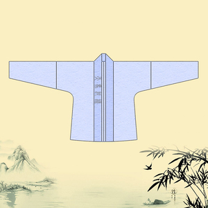 宋制仿花山墓复原汉服纸样样板模板服装制版裁剪图纸对襟窄袖短衫