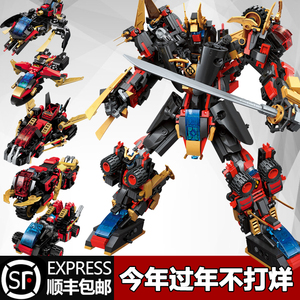 乐高积木变形金刚机器人男孩子益智力拼装儿童8动脑玩具拼图6周岁