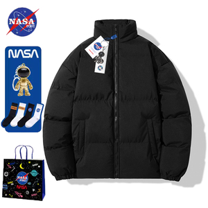 NASA联名潮牌羽绒服男女2023年新款冬季外套宽松棉服韩版潮流加厚