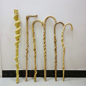 天然缠藤实木一体拐棍木质藤拐扙老人手杖老太太徒步防滑拐杖登山