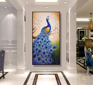 装饰画现代简约大气沙发背景墙壁画轻奢蓝色海景酒店挂画41人付款185