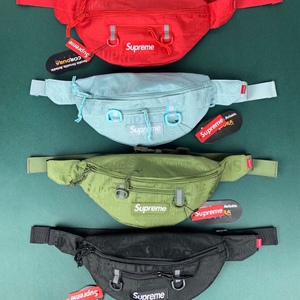 supreme 19ss潮牌斜挎包学生韩版单肩包小包男女胸包ins百搭腰包