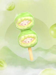 正品YUMO云梦一口甜mini系列冰糖葫芦盲盒萌粒手办可爱女孩玩具
