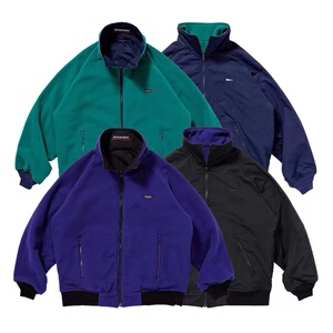 小鲸鱼ootd日系潮牌 descendant休闲双面尼龙摇粒绒夹克外套 20aw