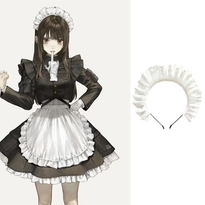 女仆装头饰可爱日系lolita女仆头饰lo娘发箍cosplay发箍蕾丝发带