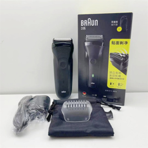 BRAUN/博朗301S电动剃须刀刮胡刀往复式充插两用全身水洗5408