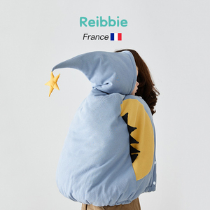 法国reibbie婴儿披风斗篷秋冬外出防风加厚宝宝挡风儿童冬季外套