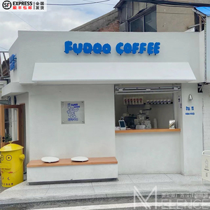 服装店门头招牌定制户外悬浮发光字定做亚克力logo牌网红简约风格