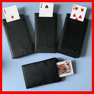 新款多功能百变魔术钱包变牌道具器感应出入衣服扑克换牌泡妞神器