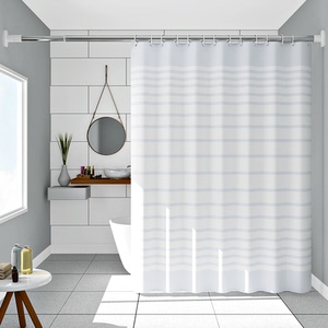 9019人付款淘宝加厚欧式防水浴帘布卫生间防霉保温遮挡帘浴室隔断帘