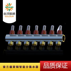 索兰德solerad黄铜智能分集水器 地暖 暖气片