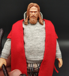 1/12复联4胖雷神3肥宅索尔shf托尔6寸布衣可动模型手办figma玩具