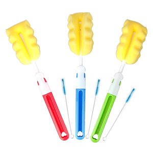 婴儿童宝宝吸管刷海绵清洁刷子宝宝水杯刷儿童水瓶吸管刷奶瓶刷