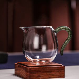 台湾禾器手工玻璃公道杯匀杯茶海堪比自慢堂分茶器茶具