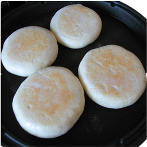 手工发面饼白面饼肉夹馍饼电烤饼早餐饼简装白饼一份20个送油纸袋