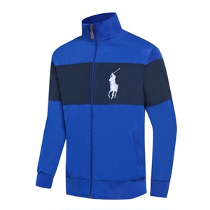 正品美国保罗骑士男装2017秋冬拼色立领夹克男明星同款大码外套