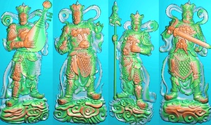 四大天王精雕图