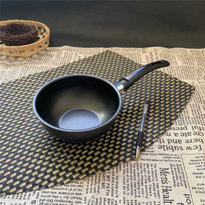 燃气用迷你可爱辅食锅小铁锅不粘煮奶煎蛋锅14.18cm单人煮面汤锅