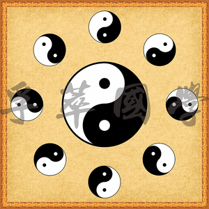 太极八卦太极阵法图周易易经中医馆国学馆养生馆玄关客厅装饰画